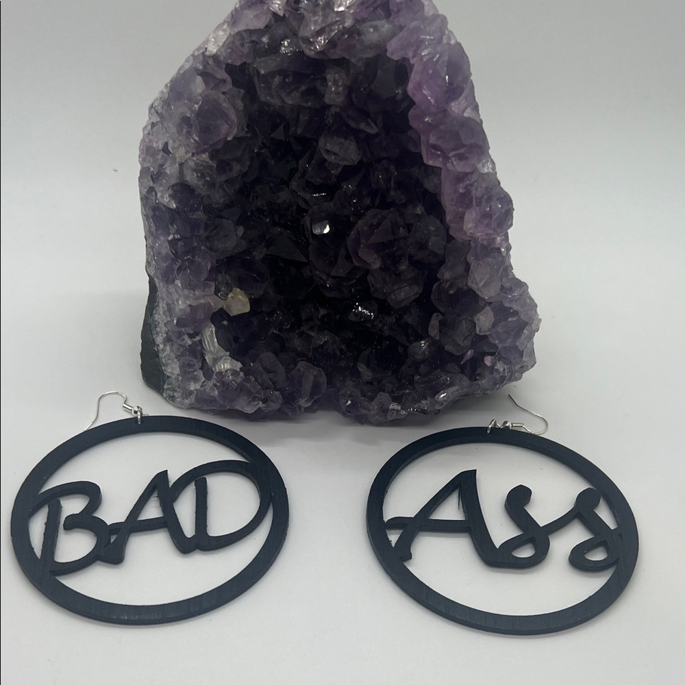 Black Statement Earrings